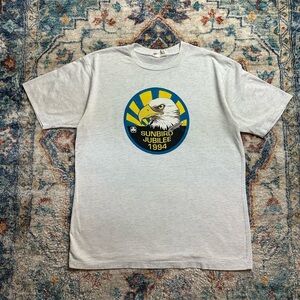 Vintage Sunbird Jubilee Eagle Girl Guides T-shirt Size XL